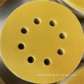 5 inch yellow abrasive sanding paper discs